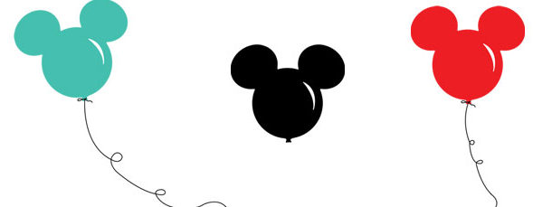 Mickey Mouse Balloons Clipart Pack image about Mickey Anchor Printable titled Mickey Mouse Balloons Clipart Pack